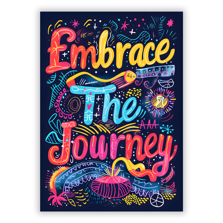 Zum Produkt Embrace the Journey Poster