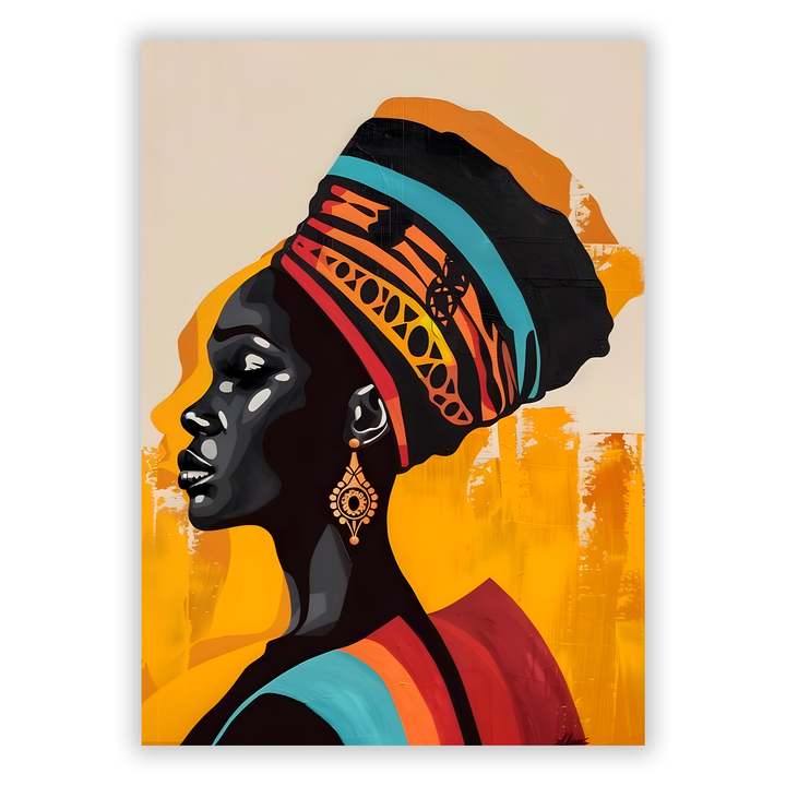 Zum Produkt Afrikanische Frauen #11 - Afrika Poster - Abstrakte afrikanische Druckkunst
