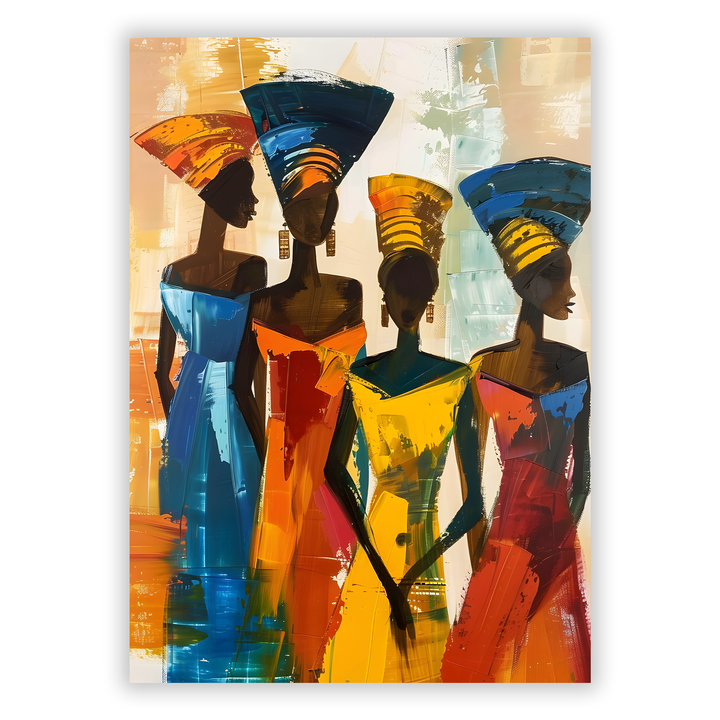 Zum Produkt Afrikanische Frauen #12 - Afrika Poster - Abstrakte afrikanische Druckkunst