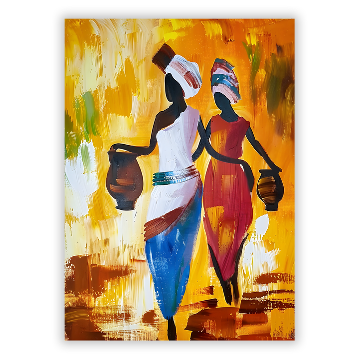 Zum Produkt Afrikanische Frauen #17 - Afrika Poster - Abstrakte afrikanische Druckkunst