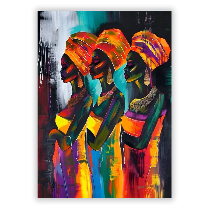 Zum Produkt Afrikanische Frauen #20 - Afrika Poster - Abstrakte afrikanische Druckkunst