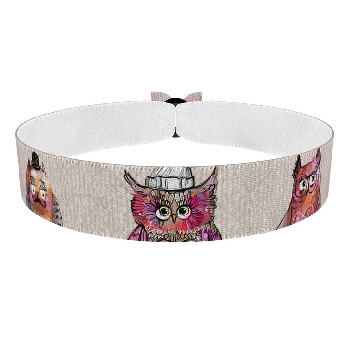 Zum Produkt Eule Stoffarmband