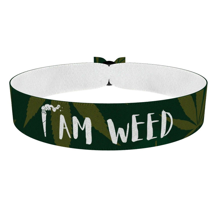 Zum Produkt I am Weed Stoffarmband