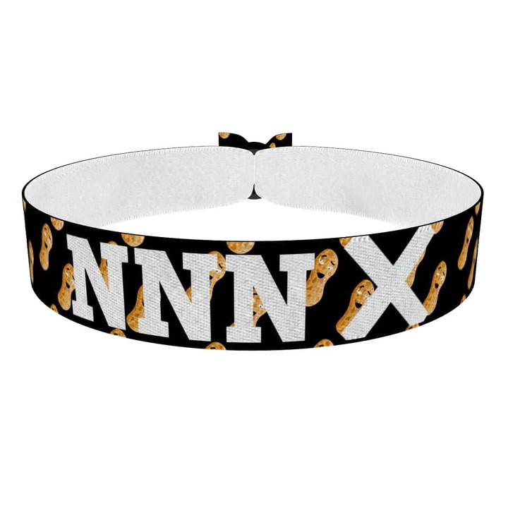 Zum Produkt No Nut November versagt schwarz Stoffarmband