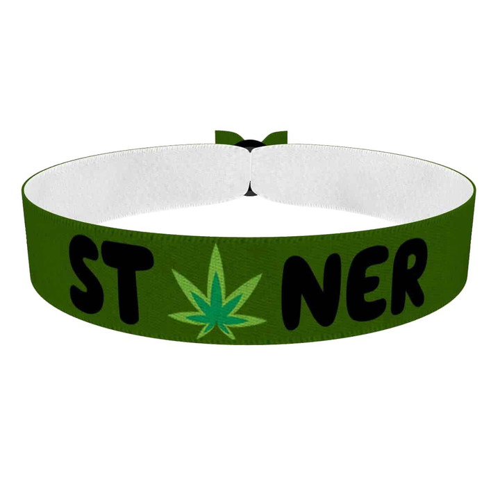 Zum Produkt Stoner grün Stoffarmband