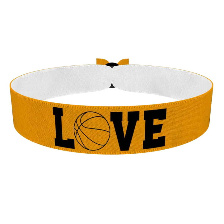 Zum Produkt Basketball Love Stoffarmband