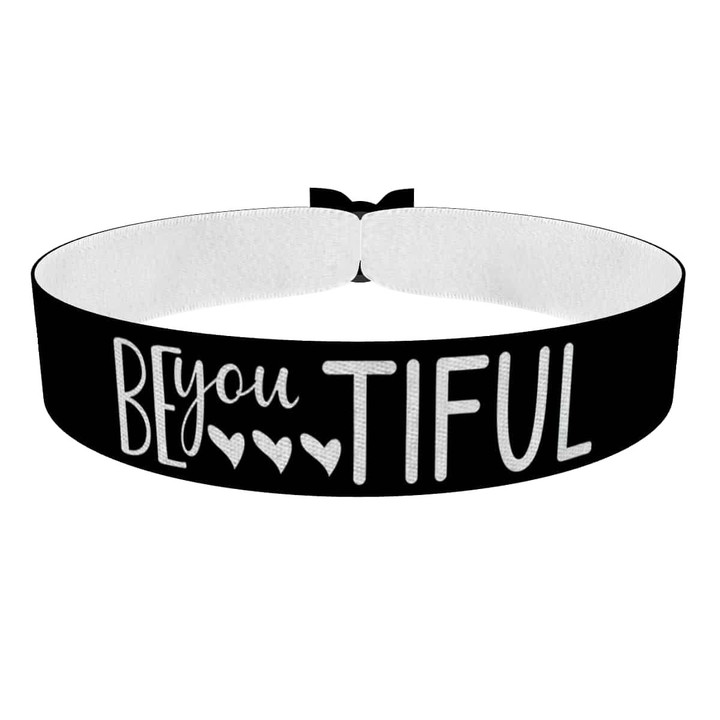 Zum Produkt BEyouTIFUL schwarz Stoffarmband