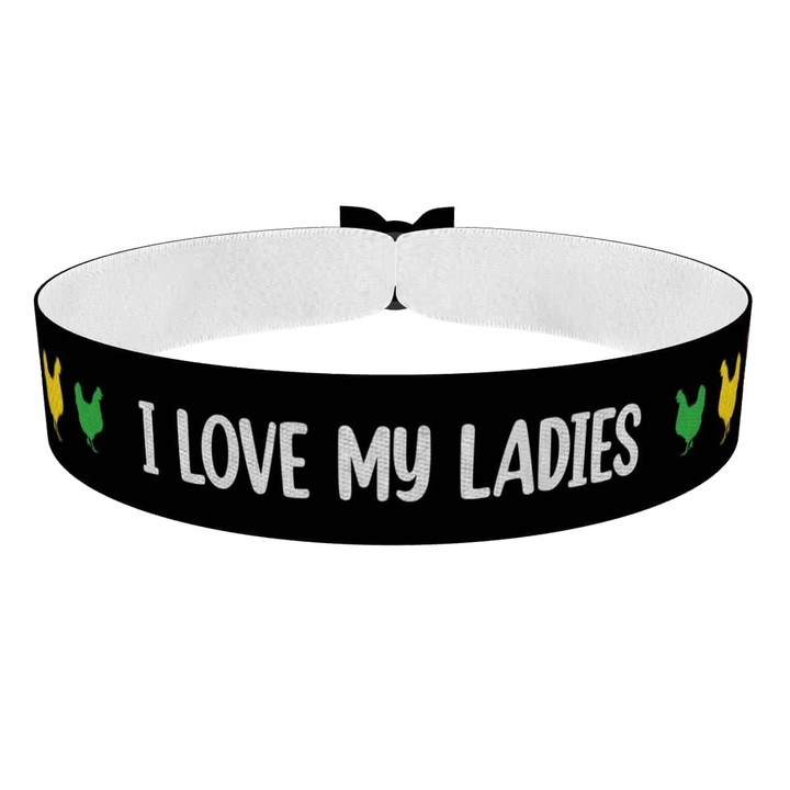 Zum Produkt I love my Chicken Ladies Stoffarmband
