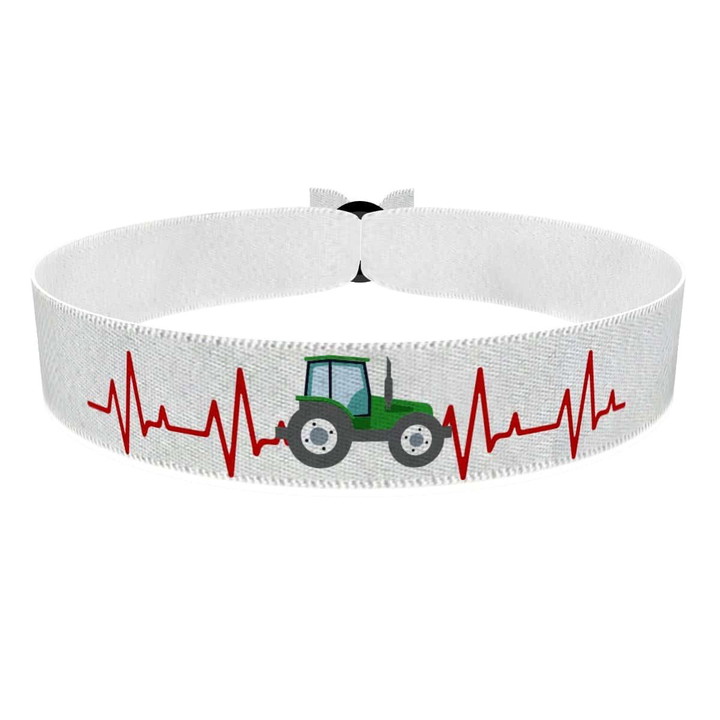 Zum Produkt Traktor Heartbeat Stoffarmband