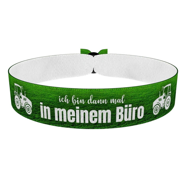Zum Produkt Ich bin dann Mal in meinem Büro Stoffarmband