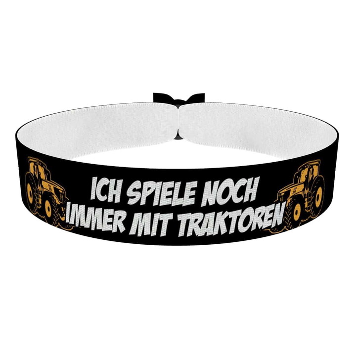 Zum Produkt Ich spiele noch mit Traktoren Stoffarmband