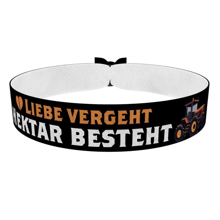 Zum Produkt Liebe vergeht, Hektar besteht Stoffarmband