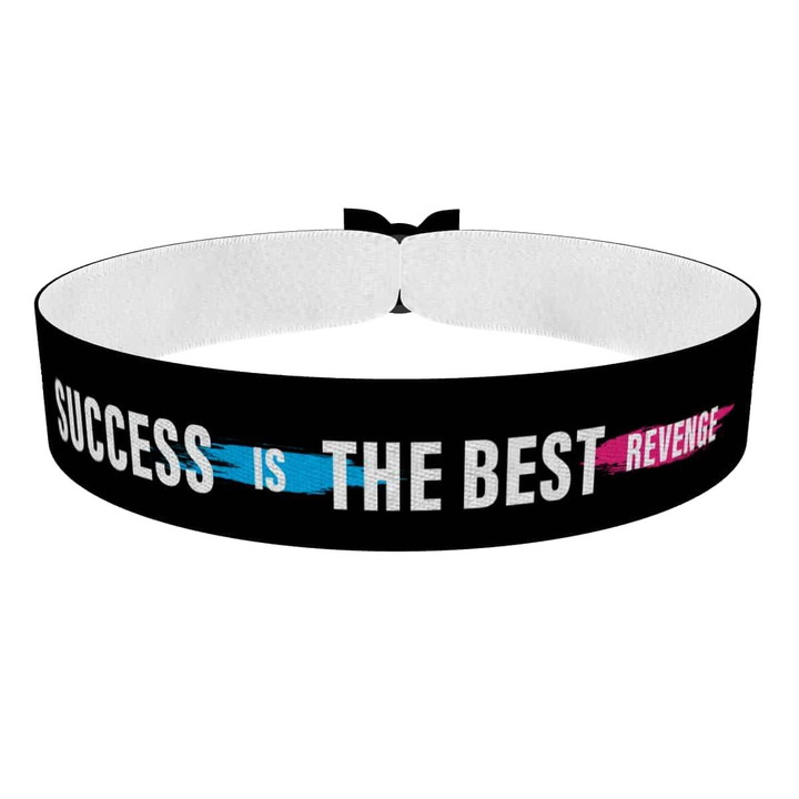 Zum Produkt Success is the best revenge Stoffarmband