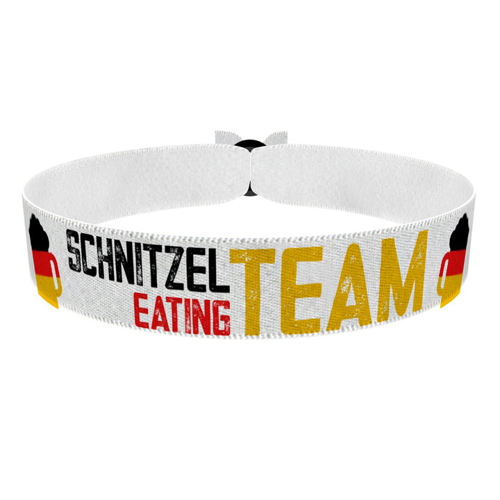Zum Produkt Schnitzel Eating Team Stoffarmband