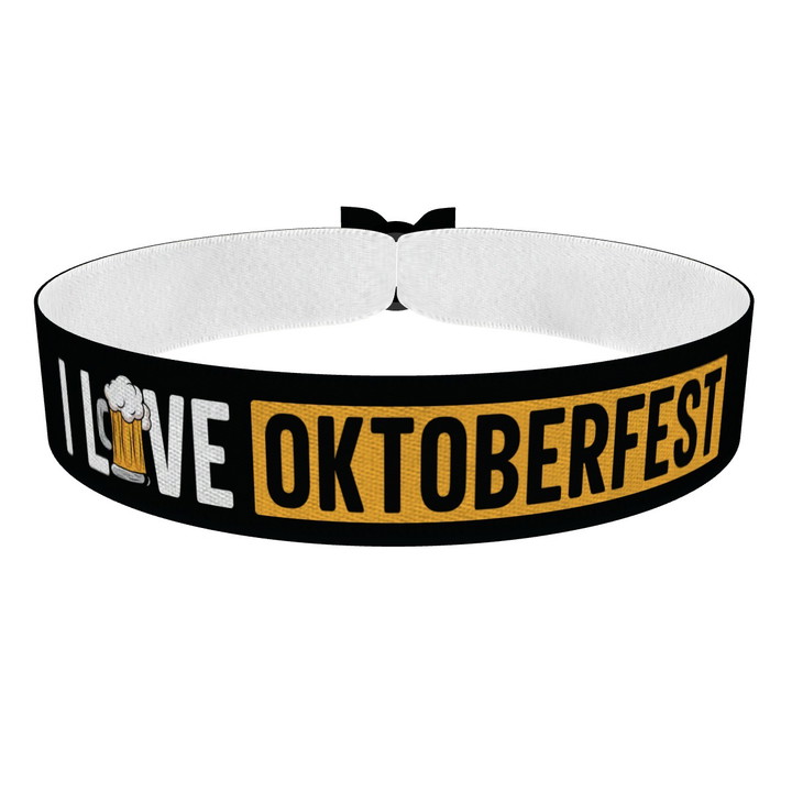 Zum Produkt I love Oktoberfest Stoffarmband