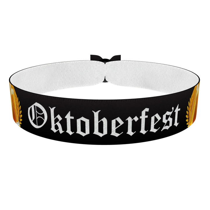 Zum Produkt Oktoberfest schwarz Stoffarmband