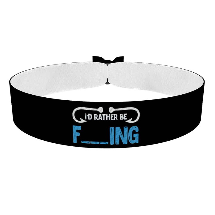 Zum Produkt I'd rather be Fishing Stoffarmband