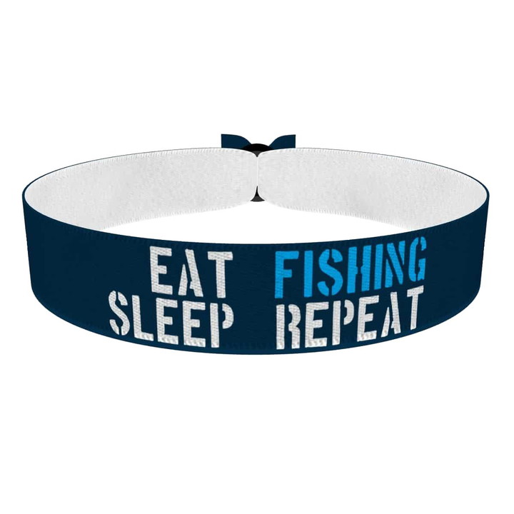 Zum Produkt Eat Sleep Fishing Repeat Stoffarmband