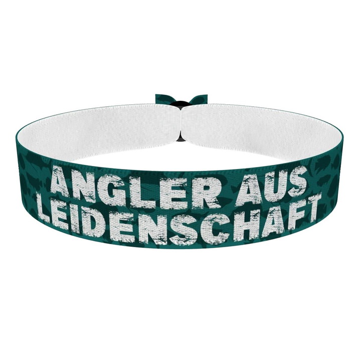 Zum Produkt Angler aus Leidenschaft Stoffarmband
