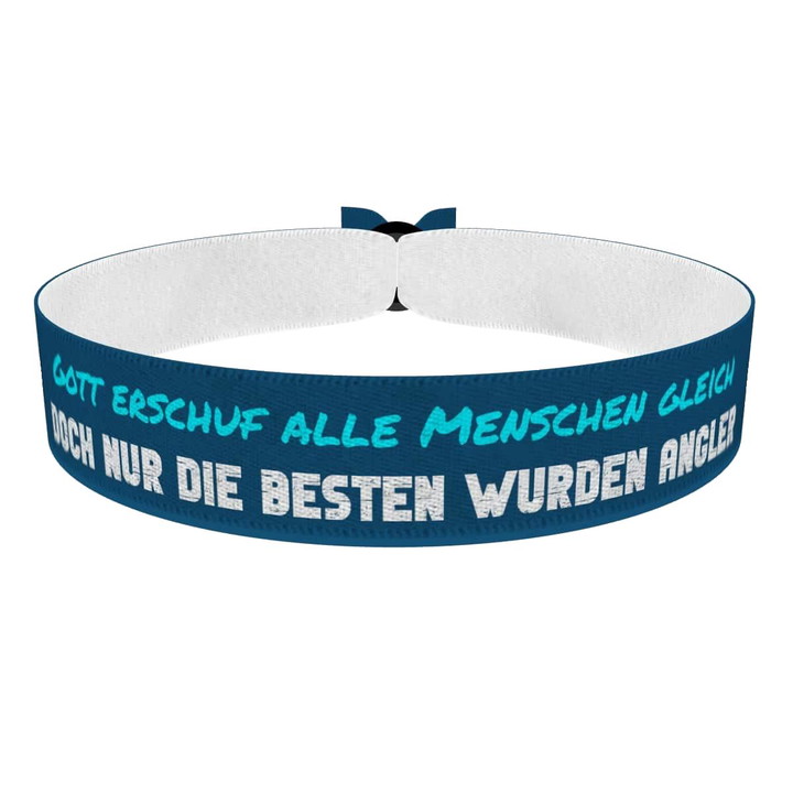 Zum Produkt Nur die besten wurden Angler Stoffarmband