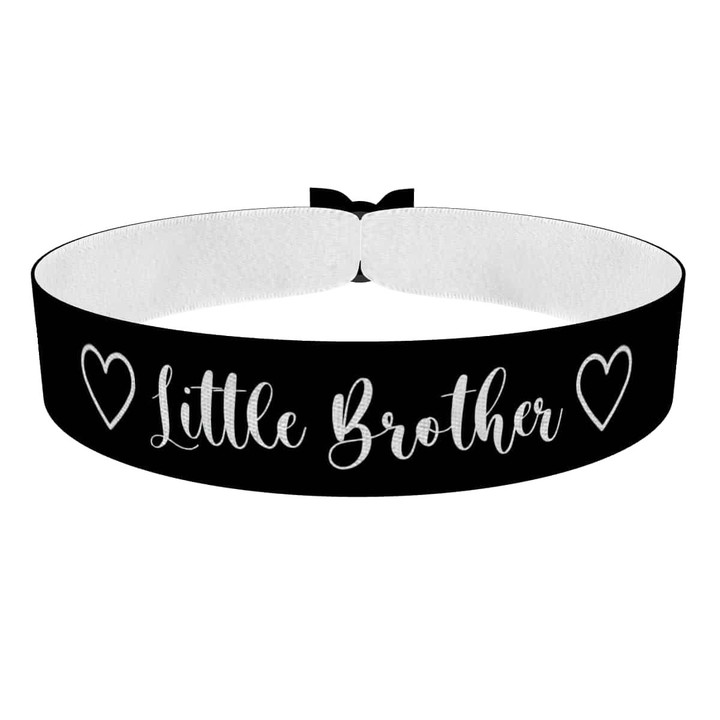 Zum Produkt Little Brother Stoffarmband schwarz