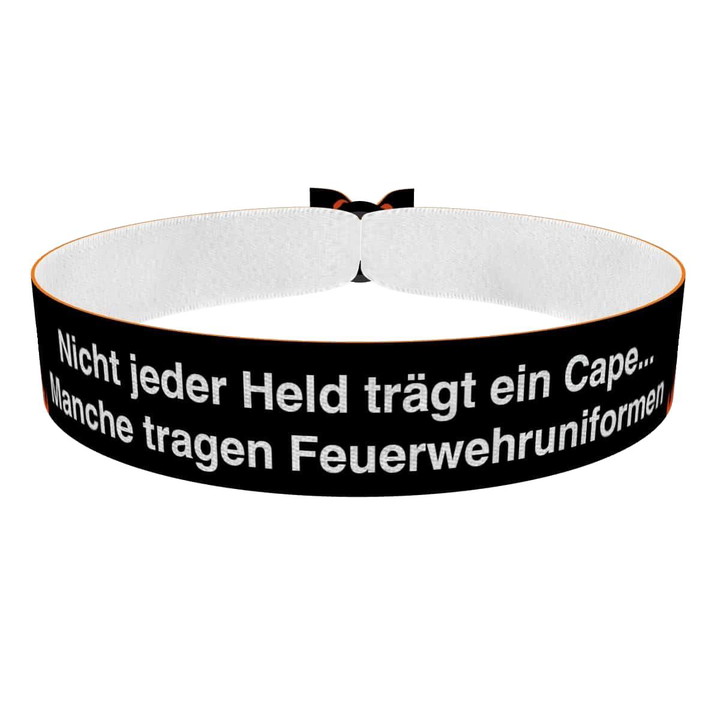 Zum Produkt Nicht jeder Held trägt ein Cape Stoffarmband