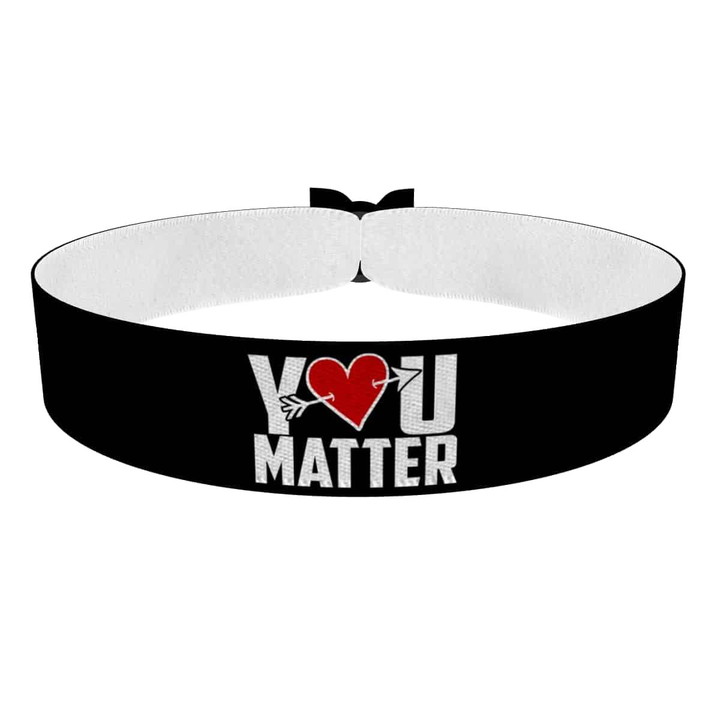 Zum Produkt You matter Stoffarmband