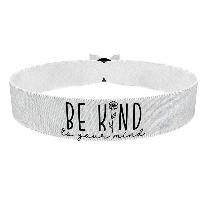 Zum Produkt Be kind to your mind Stoffarmband