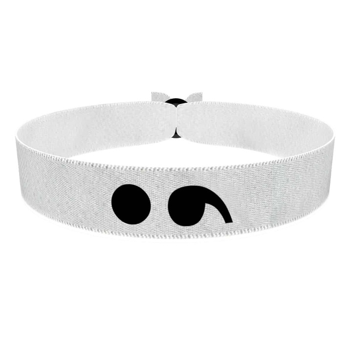 Zum Produkt Semikolon Stoffarmband