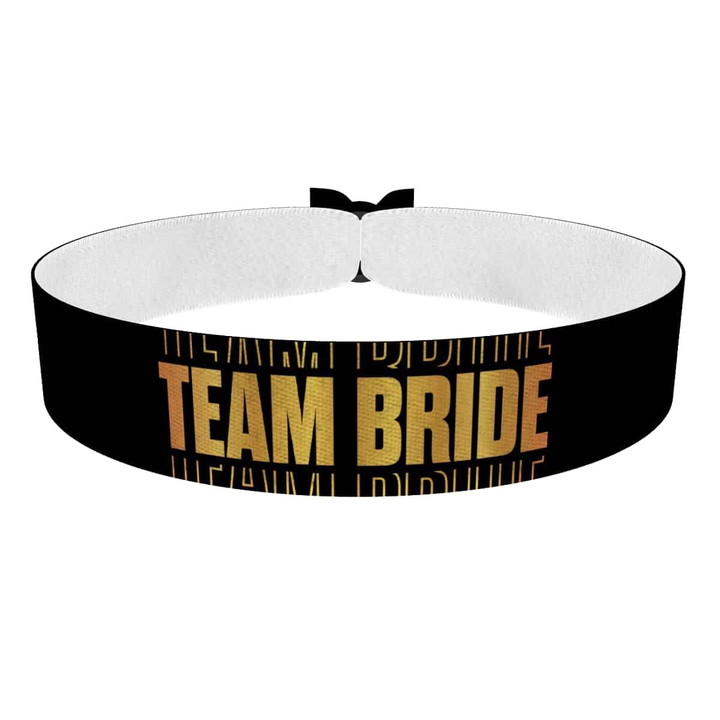 Zum Produkt JGA Team Bride Stoffarmband