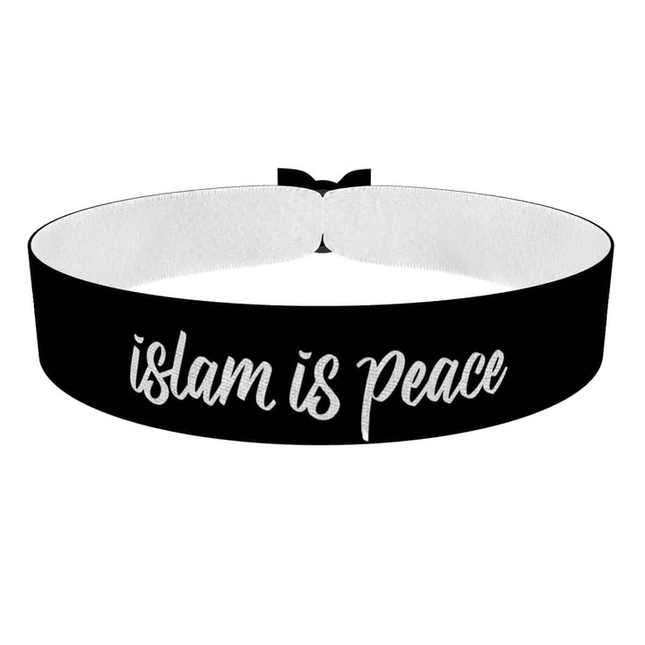 Zum Produkt Islam is Peace Stoffarmband