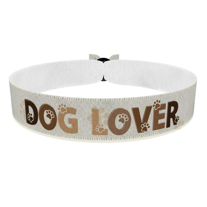 Zum Produkt Dog Lover Stoffarmband