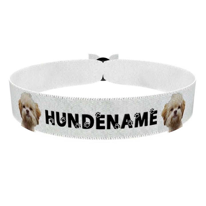 Zum Produkt Bolonka Zwetna Stoffarmband anpassbar mit Name