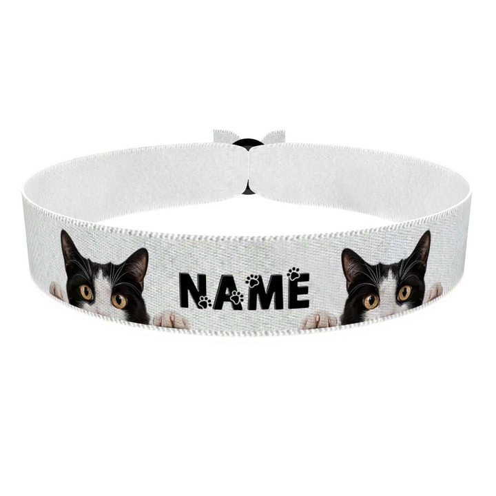 Zum Produkt Japanische Bobtail-Katze II Stoffarmband anpassbar mit Name