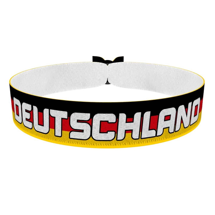Zum Produkt Deutschland Flagge Stoffarmband