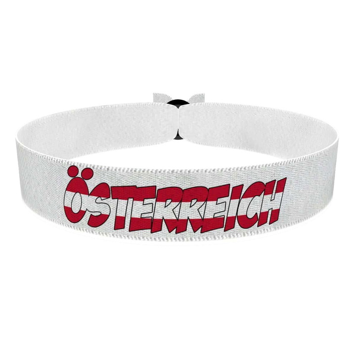 Zum Produkt Österreich Stoffarmband