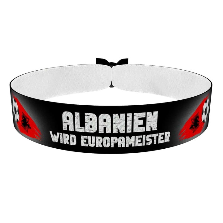 Zum Produkt Albanien wird Europameister Stoffarmband