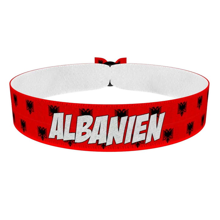 Zum Produkt Albanien Stoffarmband