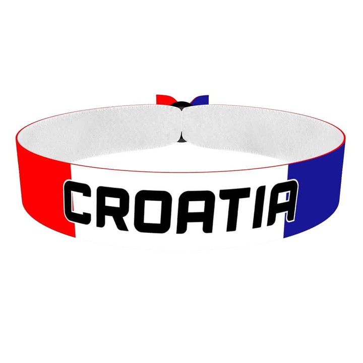 Zum Produkt Croatia Flagge Stoffarmband