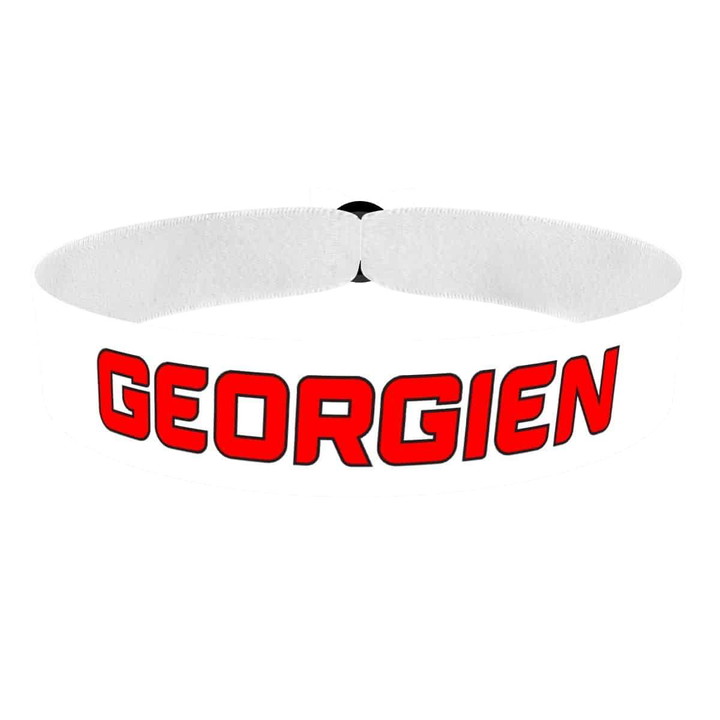 Zum Produkt Georgien Flagge Stoffarmband