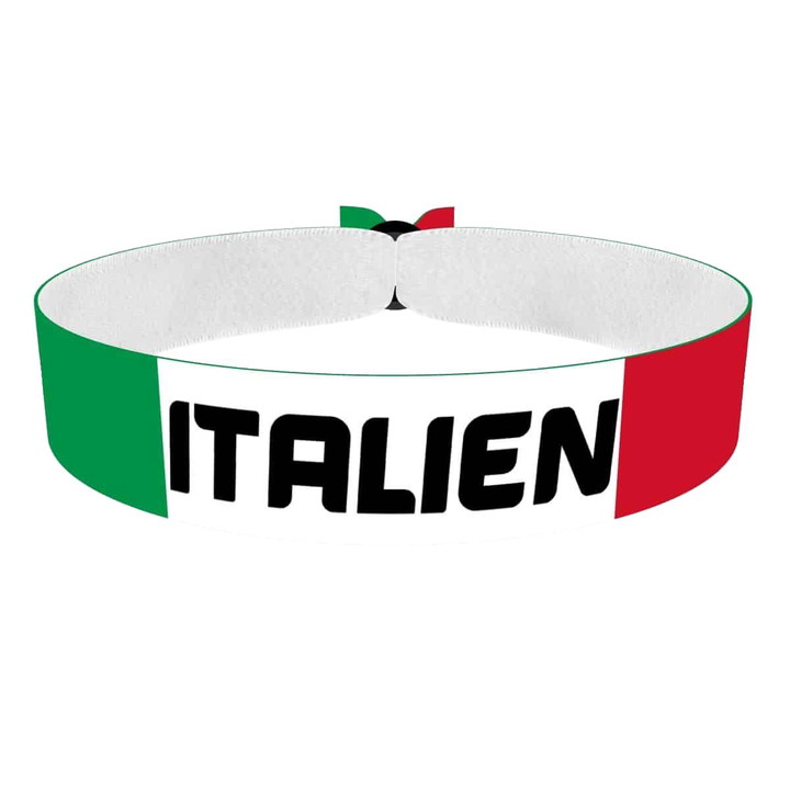 Zum Produkt Italien Flagge Stoffarmband
