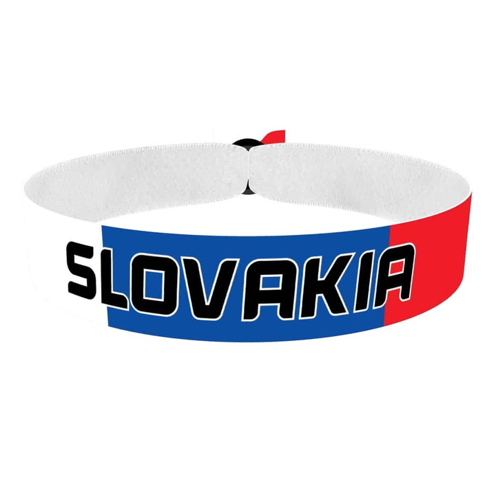 Zum Produkt Slovakia Flagge Stoffarmband