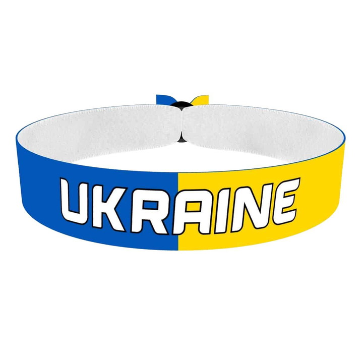 Zum Produkt Ukraine Flagge Stoffarmband