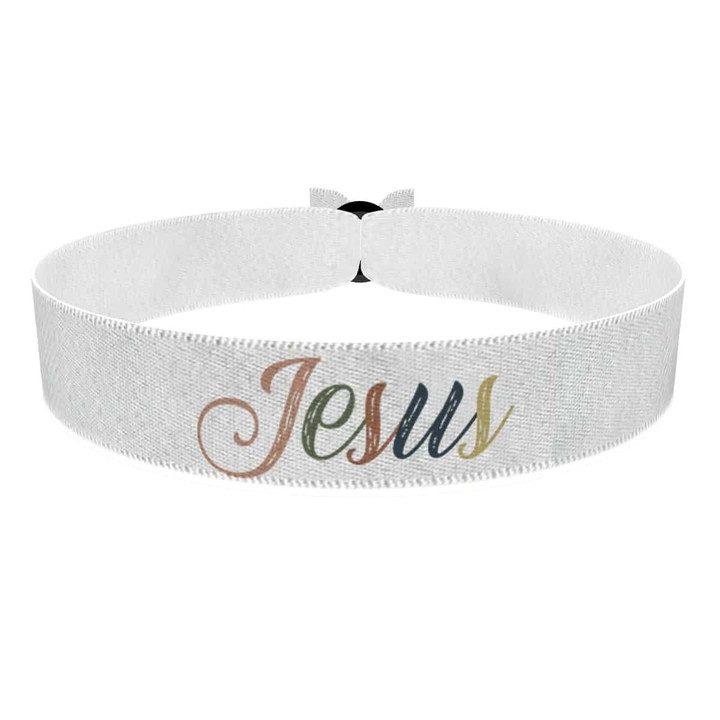 Zum Produkt Jesus Stoffarmband