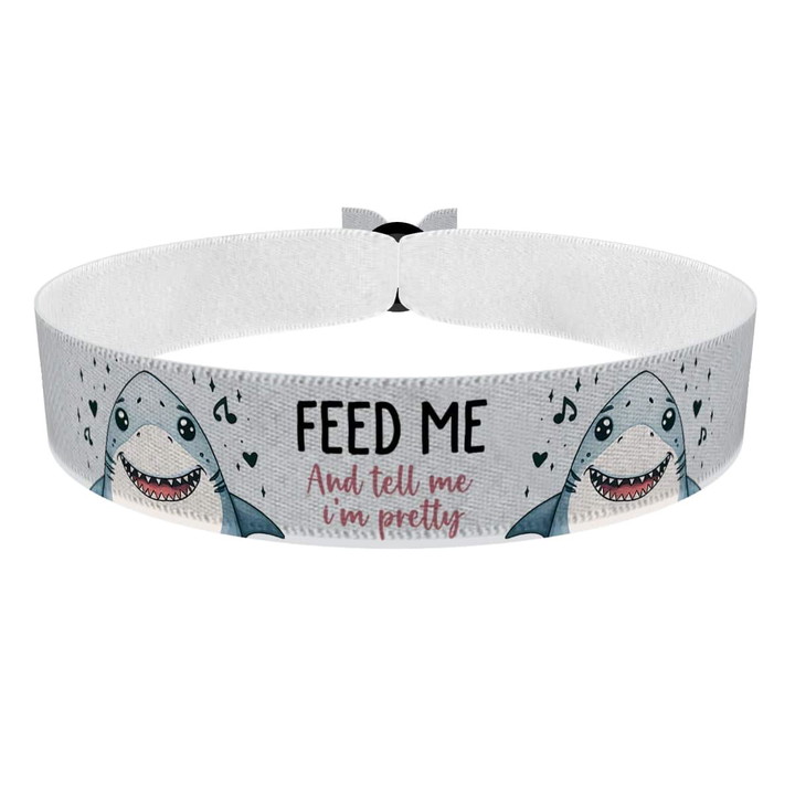 Zum Produkt Feed me and tell me I am pretty Stoffarmband