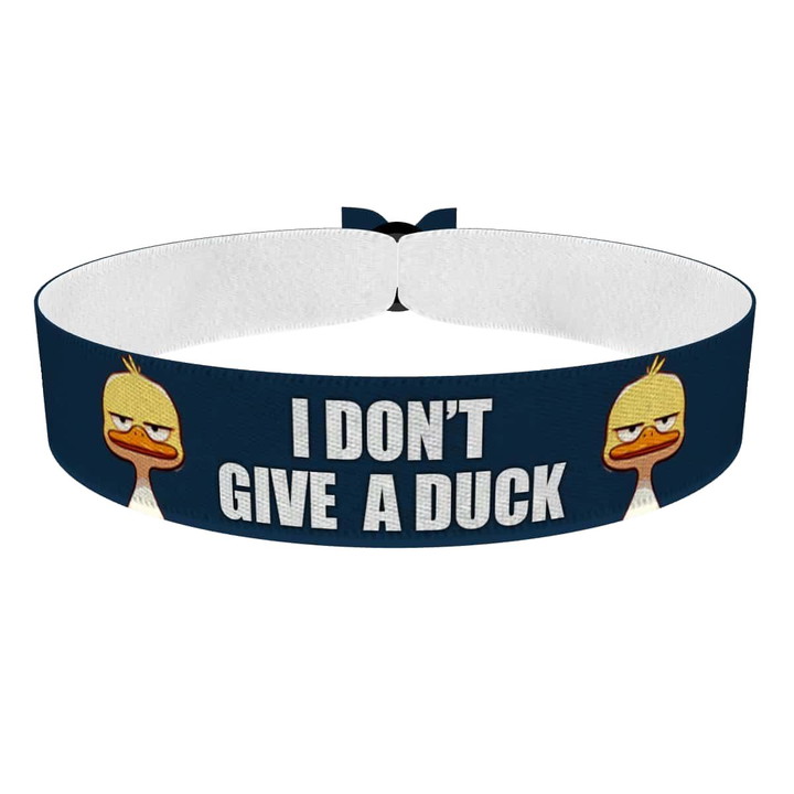 Zum Produkt I don't give a duck Stoffarmband