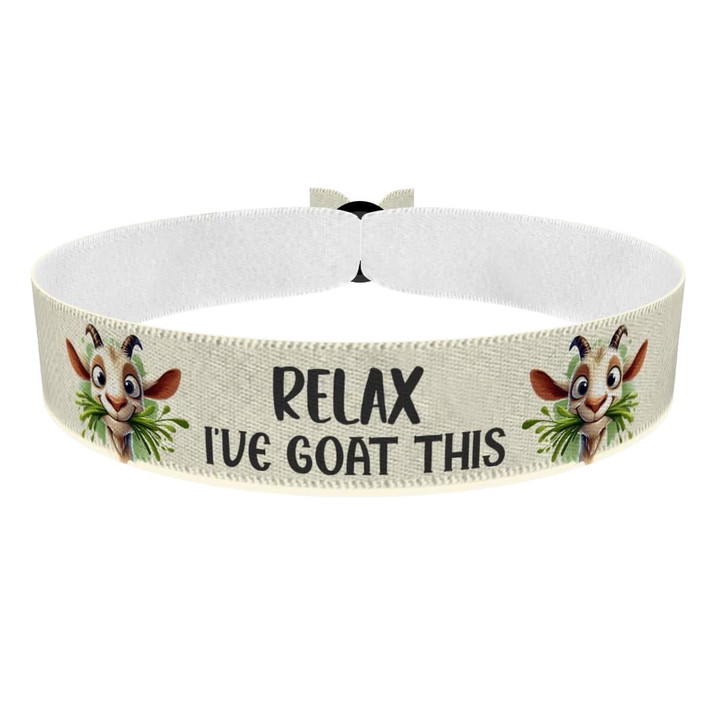 Zum Produkt Relax! I've goat this Stoffarmband