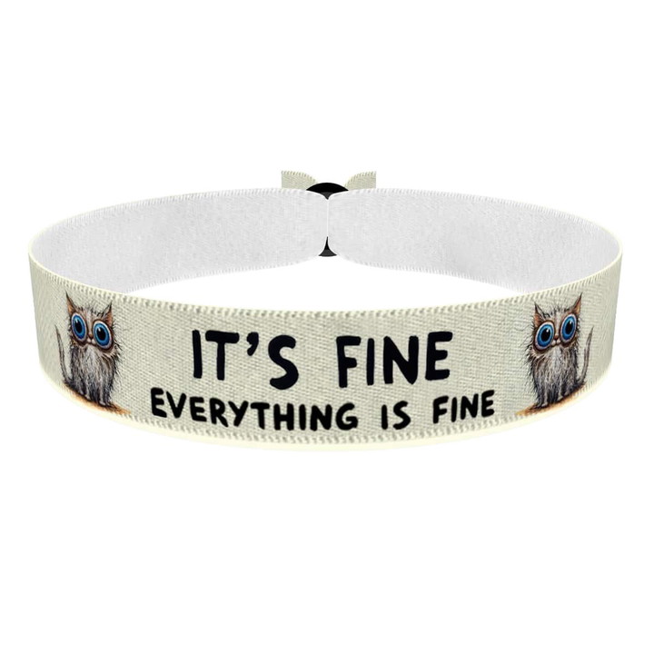 Zum Produkt It's fine. Everything is fine Stoffarmband