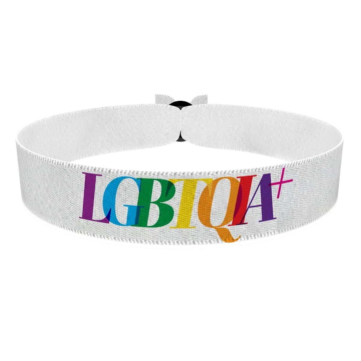 Zum Produkt LGBTQIA+ Stoffarmband