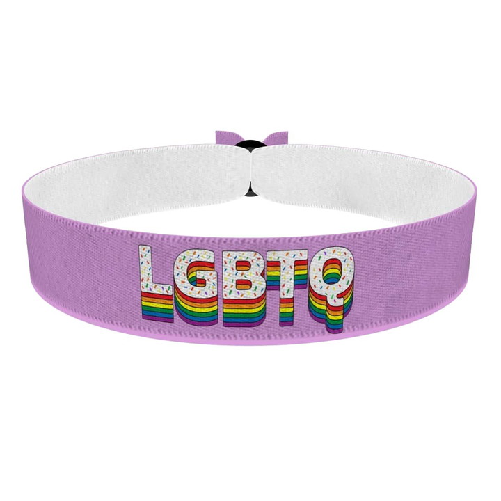 Zum Produkt LGBTQ Stoffarmband